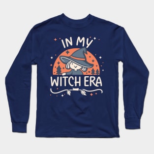 In My Witch Era In My Era Halloween Spooky Unique Witchy Design Gift Idea for All Ages Seasonal Long Sleeve T-Shirt